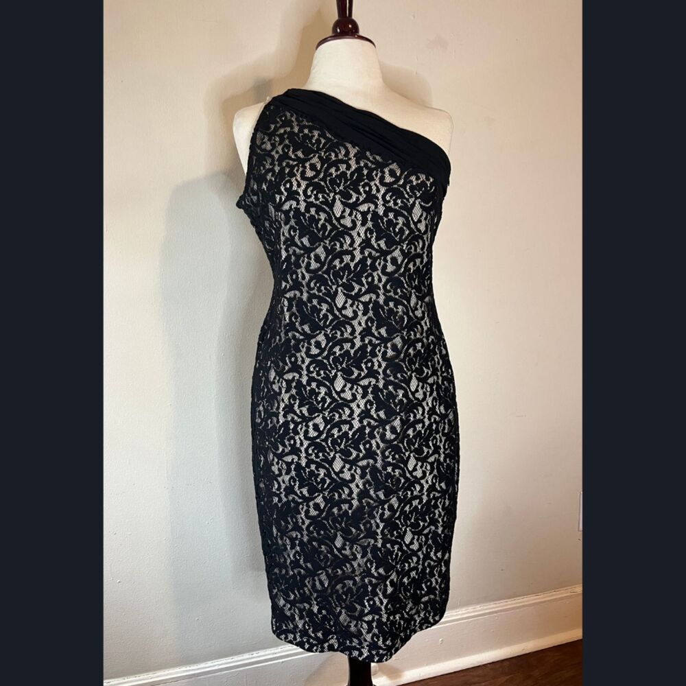 The Limited One Shoulder Lace Dress